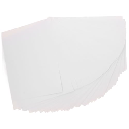 Sewroro 100 Blatt Druckerpapier Leeres Aufkleberpapier Druckeretikettenpapier Bedruckbares Aufkleberpapier Abnehmbare Aufkleber Etiketten Selbstklebendes Etikett Vinyl von Sewroro