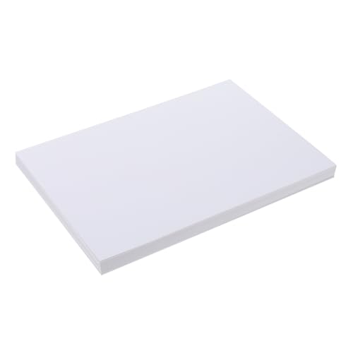 Sewroro 100 Blatt beschichtetes Papier Fotodruckpapiere Dokumentendruckpapier Farbdruckerpapier kreatives Drucken von Fotopapieren professionelles Fotopapier Beschichtetes Basispapier Weiß von Sewroro