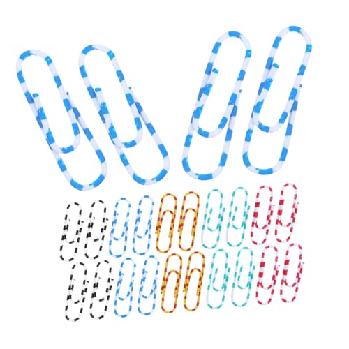Sewroro 100 Stück Büroklammern Dokumentenklammern Büroklammern Niedliche Mini Büroklammern Markierungsklammern Büroklammern Verschiedene Größen Miniklammern Für Büroklammern von Sewroro