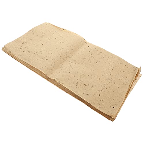 Sewroro 100 Stück Maulbeerpapier malen calligraphy paper schönschreibübungen kraftpapier die bescherung malerstaffelei Staffelei Papierblock Tür Pastell Schreibpapier Kalligraphiezubehör von Sewroro