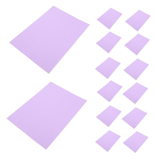 Sewroro 100St Kopierpapier dicker Karton A4-Kartonpapier druckerpapier kartenpapier leeres Blatt leere papiere zum ausdrucken DIY-Papier Origami-Papiermasse Zellstoffpapier Lavender von Sewroro