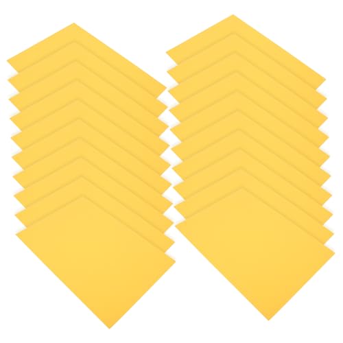 Sewroro 100St Origami-Papiere zum Basteln farbiges Papier Bastelpapier selber machen Papier falten bastel materialien einschlagpapier Kinder falten Papier Origamipapier für Kinder Yellow von Sewroro