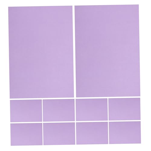 Sewroro 10St Kartenvorrat Zeichenpapier, Karton Bleistift Kugelschreiber öliger Kugelschreiber kartenpapier papier für karten weihnachtlicher farbiger Karton Kartonpapier farbig Violett von Sewroro