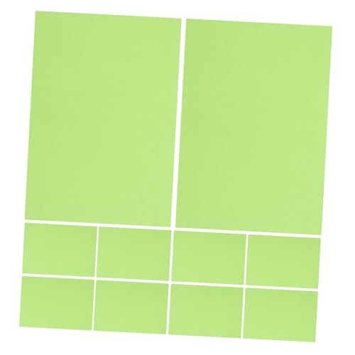 Sewroro 10St Kartenvorrat schöner Kugelschreiber Großer Kugelschreiber öliger Kugelschreiber kartonpapier dickes papier weihnachtlicher farbiger Karton Scrapbook-Papiere Green von Sewroro