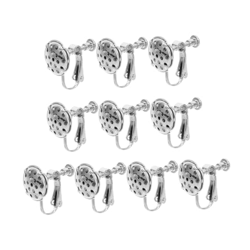 Sewroro 10st Duschkopf-ohrringe Ohrhaken Selber Machen Ohrschmuck Selber Machen Ohrringe Selbst Basteln Ohrringteile Haken Zur Schmuckherstellung Diy Handgefertigte Ohrhaken Metall Silver von Sewroro