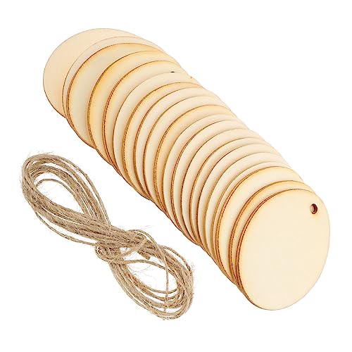 Sewroro 10st Holzspäne Ostereier-ornamente -graffiti-anhänger Unfertiges Osterei Ostern Hängende Dekore -geschenkanhänger Osteranhänger Selber Machen Hölzern Light Brown von Sewroro