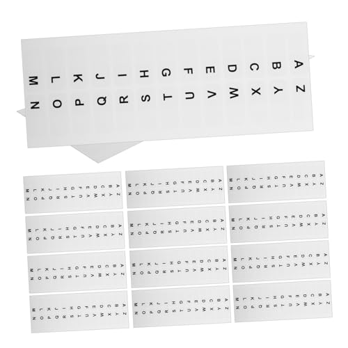 Sewroro 14 Blatt Alphabetische Index Etiketten Alphabet Diagramm Tabs Schilder Aufkleber Notizblock Seitenmarkierungen Klebriger Notizblock Buch Tags Klebefahnen Buch Flaggen von Sewroro