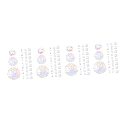 Sewroro 1400 Stück Ab Farbe Lose Perlen DIY Zubehör Kristallperlen Für Die Schmuckherstellung Bastelperlen Kristallglasperlen Armbandperlen Kristall Massenglasperlen von Sewroro