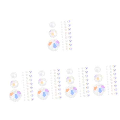 Sewroro 1500 Stück Lose Perlen In Ab Farbe Lose Glasperlen Kristallperlen Kristallperlen Für Die Herstellung Von Armbändern Kit Zur Herstellung Von Kristallarmbändern Kleine von Sewroro