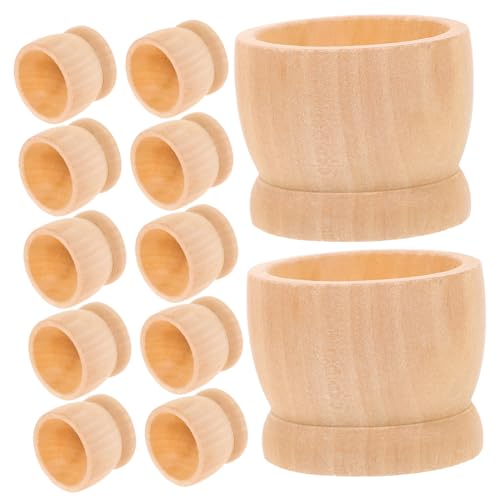 Sewroro 15St Ostereier Stuffer Jumbo-Eier Stand Schokoladeneier Spender eierhalter ostern easter egg decoration ostern dekoration leerer eierständer selber machen Eierbecherhalter aus Holz von Sewroro