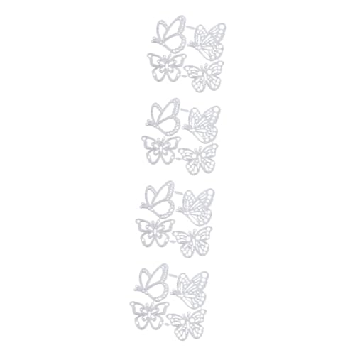 Sewroro 16 Stück Papercraft Schmetterlings Stanzformen Metall Stanzformen In Schmetterlingsform DIY Schablone Papierhandwerk Stanzformen Party DIY Stanzformen Dekorative Papier von Sewroro