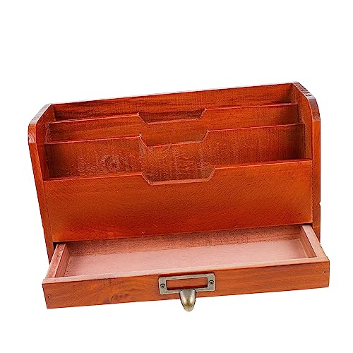 Sewroro 1Stk Desktop- Kleinigkeiten-Organizer-Container Aufbewahrungsschublade Schreibtisch Schubladenbox schreibtischschublade Kleinigkeiten Organizer Fall Holz von Sewroro