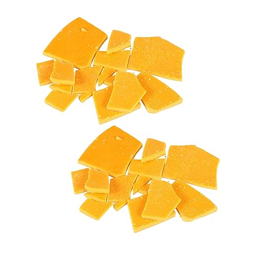 Sewroro 2 Pcs Soja-Farbstoff Farbstoff für die Kerzenherstellung roter Kerzenfarbstoff für Sojawachs Bausätze Kerzenfarbblöcke soya wax soy wax Sojawachs Farbstoff Wachsfarbe selber machen von Sewroro