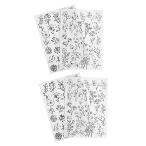 Sewroro 2 Sätze Wasserlösliche Stickerei Sprühen Stabilisator Für Stickereien Papier Nähen Schaum Embroidery Set Stickset Bettwäsche Spannbettlaken Stickmuster Handstickzubehör 2 Blatt * 2 von Sewroro