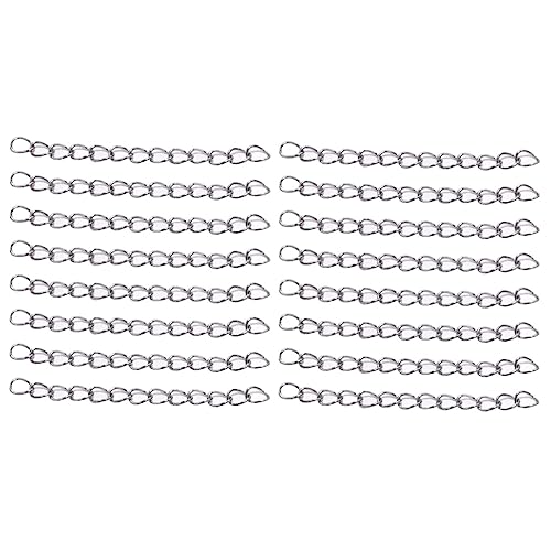 Sewroro 200 Stk DIY- verlängerung für armband schmuckherstellung Armband Verlängerung Halskettenverlängerung verlängerte Ketten für Halsketten Verlängerungsketten für Schmuck von Sewroro