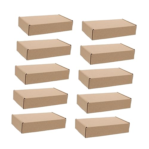 Sewroro 20Er Boxen Pappschachtel Flugzeugkisten weiße Versandkartons DIY-Boxen Verpackungsmaterial storage boxes aufbwahrungs-box Versandkartons aus Wellpappe Wellpappe-Schachteln Papier von Sewroro