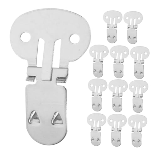 Sewroro 20st Schuhclip Flachrohling-schuhklemmen Schuhzubehör Schuhschnallen Blanko-clips Für Flache Schuhe Basteln Flache Schuhklammern Zum Basteln Kunsthandwerk Rostfreier Stahl Silver von Sewroro