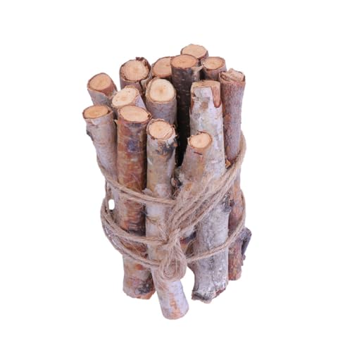 Sewroro 22 Stk Birkenstäbchen Handgefertigtes Material Diy & Handwerk Foto Requisiten Selber Machen Handwerk Stöcke Machen Heimdekoration Diy-versorgung Diy-modellzubehör Zweigstangen Holz von Sewroro