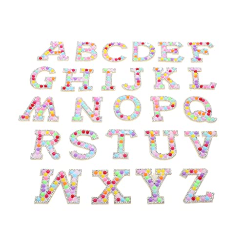 Sewroro 26 Stk Alphabet Perlensticker Reparaturflicken Nähen Stickbuchstaben Aufnähen Nähpflaster Flicken Zum Reparieren Von Kleidungsstücken Patches Nähen Applikationen Selber Nähen Vlies von Sewroro