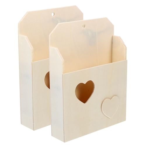 Sewroro 2St liebe Umschlagbox -Erinnerungsbuch Etiketten Andenken sensorisch aufbewahrungsdose storage boxes aubewahrbox stift halter Graffiti-Holzkisten DIY-Boxen hölzern von Sewroro