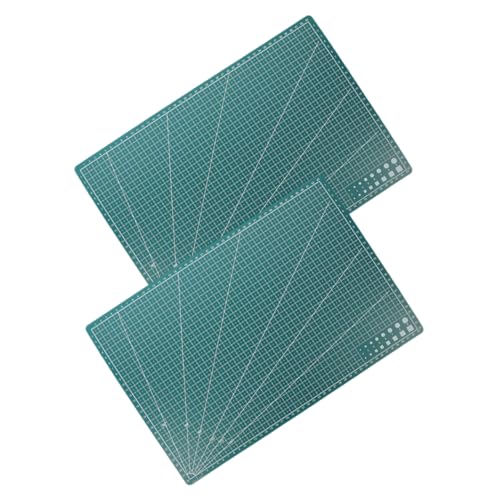 Sewroro 2st Rücken Schneiden Professionelle Gravurplatten Bastelmatte Nähen Schneidematten Rutschfeste Schneidunterlage Schneidepads Unterlage Zum Schneiden Gravur Kunstmatte Dark Green Pp von Sewroro