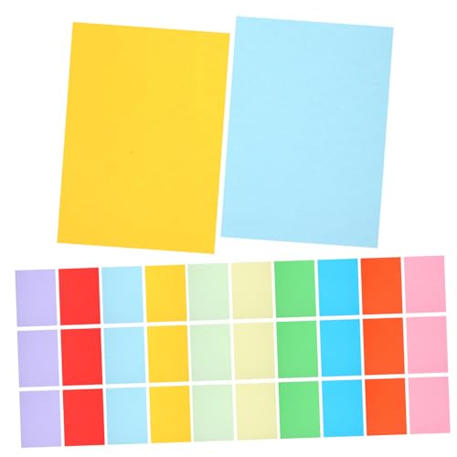 Sewroro 3 Packungen Farbiges Kopierpapier A4 Druckpapier Seidenpapier Buntes Papier Kartonpapier Farbiger Karton Druckerpapier Leere Bücher Zum Schreiben Von Geschichten von Sewroro