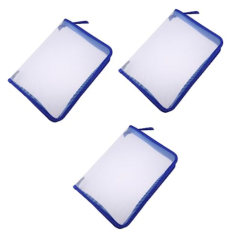 Sewroro 3 Stk Mappe aufbewahrungstasche storage boxes Dokumentenhalter transparent bag aktenkoffer Aktentaschen Tasche für Dokument Büromaterial transparenter Dateiordner Aktenordner von Sewroro