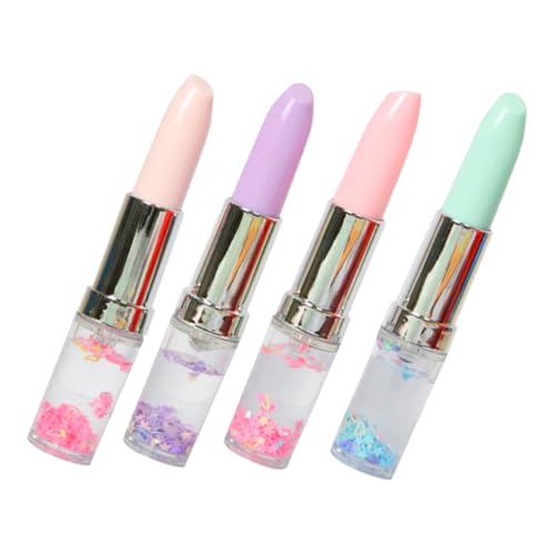 Sewroro 4 Stück Lippenstift-gelstift Lippenstift-tintenstifte Lippenstiftstifte Einzigartige Stifte Cartoon-stifte Bunte Stifte Kugelschreiber Mit Strasssteinen Lustige Stifte Plastik von Sewroro