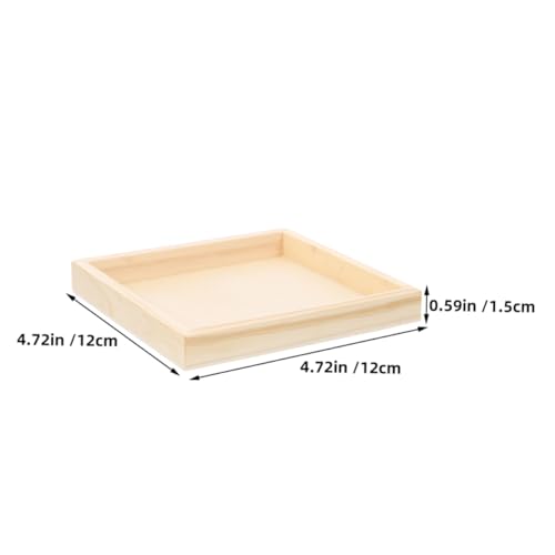 Sewroro 4 Stück Teiliges Naturbelassenes Holz und Aufbewahrungstablett für Puzzle Bausteine Stabiler Organizer für Bauklötze Vielseitiges Tablett zur Praktischen Lagerung und Präsentation Sewroro 4 Stück Teiliges Naturbelassenes Holz und Aufbewahrungstablett für Puzzle Bausteine Stabiler Organizer für Bauklötze Vielseitiges Tablett zur Praktischen Lagerung und Präsentation von Sewroro
