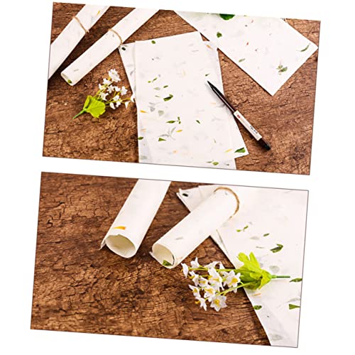 Sewroro 40 Blatt Xuan Papier Decoupage Reispapier Für Möbel Kunstdruckpapier Zum Zeichnen Und Malen Blankopapier Rollen Wasserlösliches Papier Bedruckbares Reispapier Oblaten von Sewroro