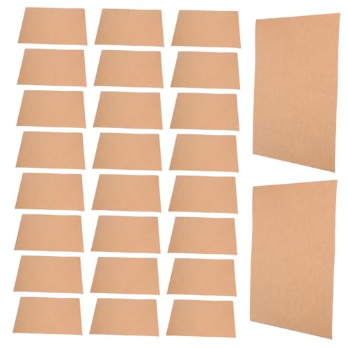 Sewroro 50 Blatt Selbstklebendes Kraftpapier Druckpapier Nagelaufkleber Etikettenaufkleber Drucker Kraftpapiere Druckeretiketten Kraftpapieraufkleber Druckeraufkleberpapier von Sewroro