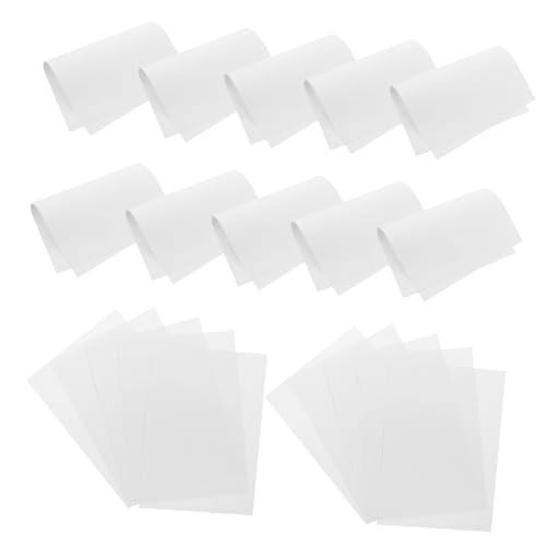 Sewroro 50 Blatt Wasserzeichenpapier bastelset basteln für buntpapier kreativpapier paper Sofortbildkamera für Staffelei Papier Kunstpapier Papier zum Marmorieren Weiß von Sewroro