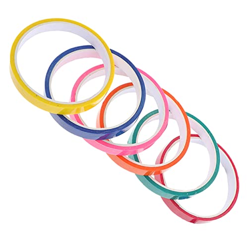 Sewroro 6 Rollen Klebriges Ballband Bastelband Bunte Klebebänder Klebrige Kugelfarbige Bänder Klebebänder Zum Herstellen Von Kugeln Klebrige Rollbänder Lustige Klebebänder Plastik von Sewroro