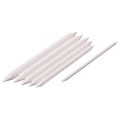 Sewroro 6 Stück Papier Radiergummi blending tool blending stift wachskreide skizzenstifte Mischstifte sprühen Planke Unterlage werkzeug Kunstmixer selber machen Malen von Schreibwaren Weiß von Sewroro