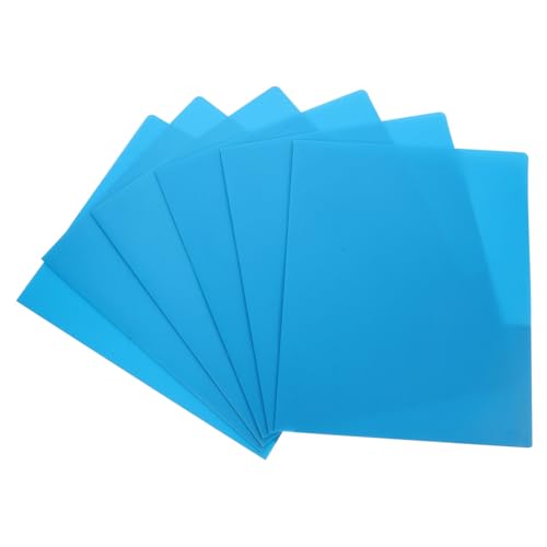 Sewroro 6St Taschenordner Plastikmappe Präsentationsmappe Mehrzweck Aktenordner PP-Material Aktenordner Blaue Aktenordner Schulbedarf Hochschule Schulmaterial Gymnasium Plastikordner Blue von Sewroro