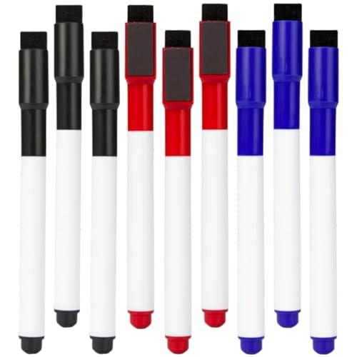 Sewroro 9 Stück Trockenlöschstifte Tafel Löschbar Weißer Markierungsstift Radiergummi Markierungen Etiketten Weißer Lackstift Klassenzimmer Trocken Abwischbare Stifte Schule Sewroro 9 Stück Trockenlöschstifte Tafel Löschbar Weißer Markierungsstift Radiergummi Markierungen Etiketten Weißer Lackstift Klassenzimmer Trocken Abwischbare Stifte Schule von Sewroro