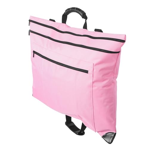 Sewroro Aufbewahrungstasche Für Pinnwand Werkzeugtasche Tasche Mit Griff Für Zeichenbrett Reißbrettträger Tragbare Maltasche Künstlerkartonträger Bildtasche Zeichnen 600d-polyester Rosa von Sewroro