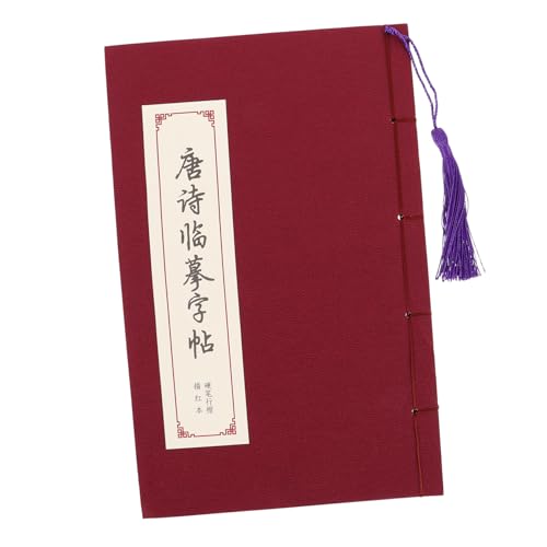 Sewroro Tang Poetry Füllfederhalter Kalligraphie Übungsbuch Für Chinesische Kursivschrift Kalligraphie Übungsbuch Mit Wasserschreibtuch Kalligraphie Übungsbuch Mit Papier von Sewroro