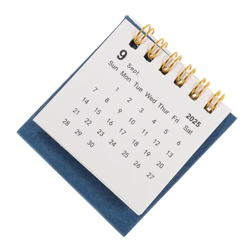 Sewroro Tischkalender 2025 schreibtischkalender kleiner Tischkalender 2024-2025 Staffelei Kalender stehender Flip-Desktop-Kalender Taschenkalender Hausbedarf Standkalender Papier von Sewroro