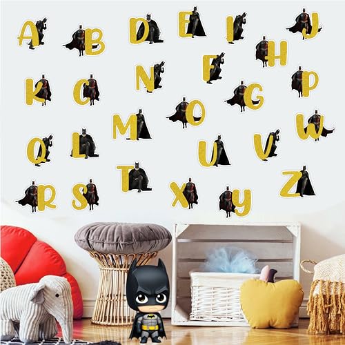 Seyal® Batman A - Z Alphabet Wandaufkleber von Seyal