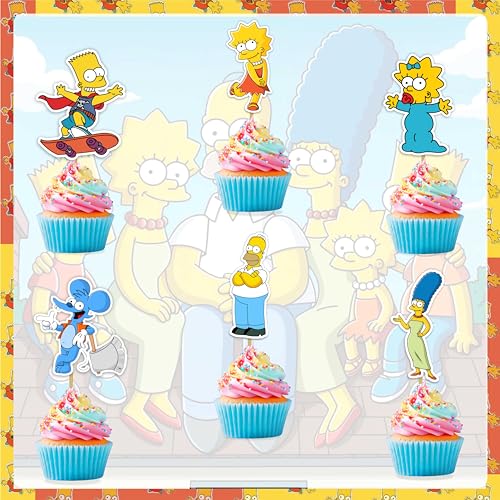 Seyal® Brt Simpson Cupcake-Topper von Seyal