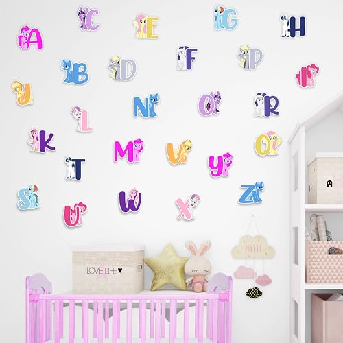 Seyal® My Litle Pony A-Z Alphabet Wandaufkleber von Seyal