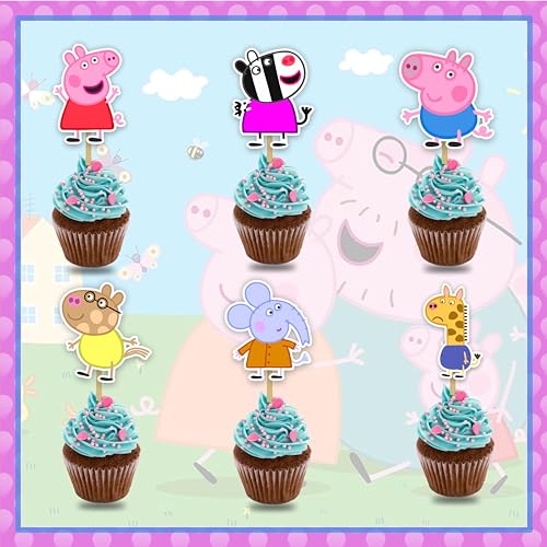 Seyal® Pepa Pig Cupcake-Topper von Seyal