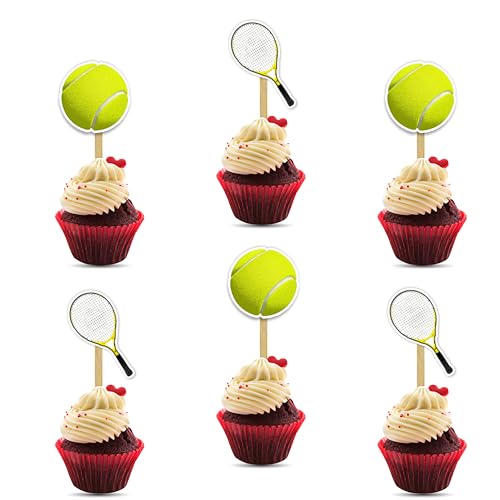 Seyal® Tennis-Cupcake-Topper von Seyal