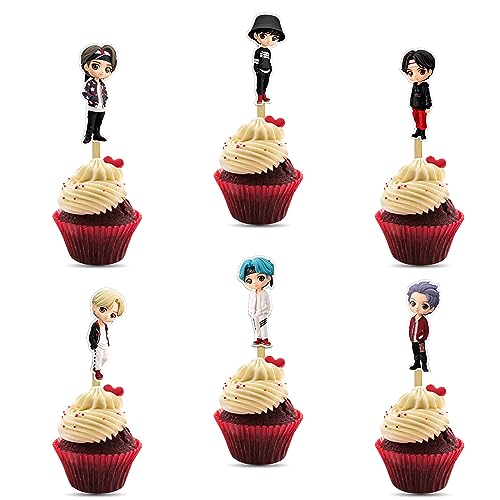 Seyal® Tny Tan (BTS) Cupcake Topper von Seyal