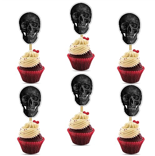 Seyal® Totenkopf Cupcake Topper von Seyal