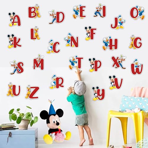 Seyal® Wandtattoo Mickey Mouse A - Z Alphabet von Seyal