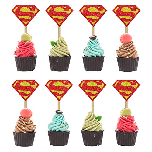 Suprman Cupcake-Topper von Seyal