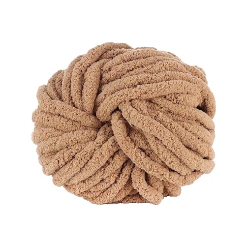 Dicke Wolle Garn Strickgarn, (250g, 27m x 20mm) Super Soft Chenille Chunky Yarn, Bulky für Teppiche, Sofadecken, Decken, Heimdekoration, Armstricken von Sghtil