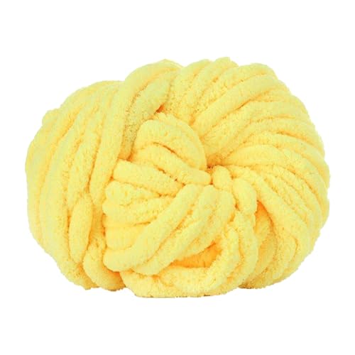 Dicke Wolle Garn Strickgarn, (250g, 27m x 20mm) Super Soft Chenille Chunky Yarn, Bulky für Teppiche, Sofadecken, Decken, Heimdekoration, Armstricken von Sghtil